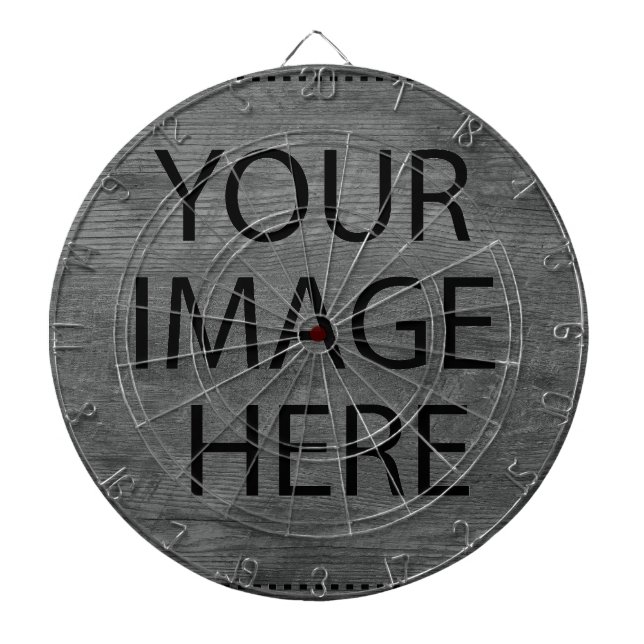 Personalized Custom Your Own Photo & Text Dart Board (Front)
