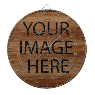 Personalized Custom Your Own Photo & Text Dart Board