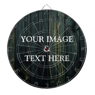 Personalized Custom Your Own Photo & Text Dart Board