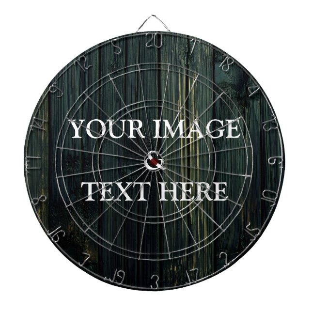 Personalized Custom Your Own Photo & Text Dart Board (Front)