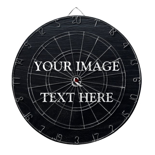 Personalized Custom Your Own Photo & Text Dart Board (Front)