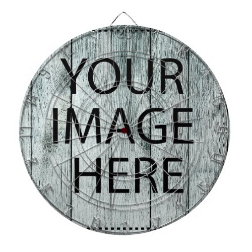 Personalized Custom Your Own Photo  Text Dart Board