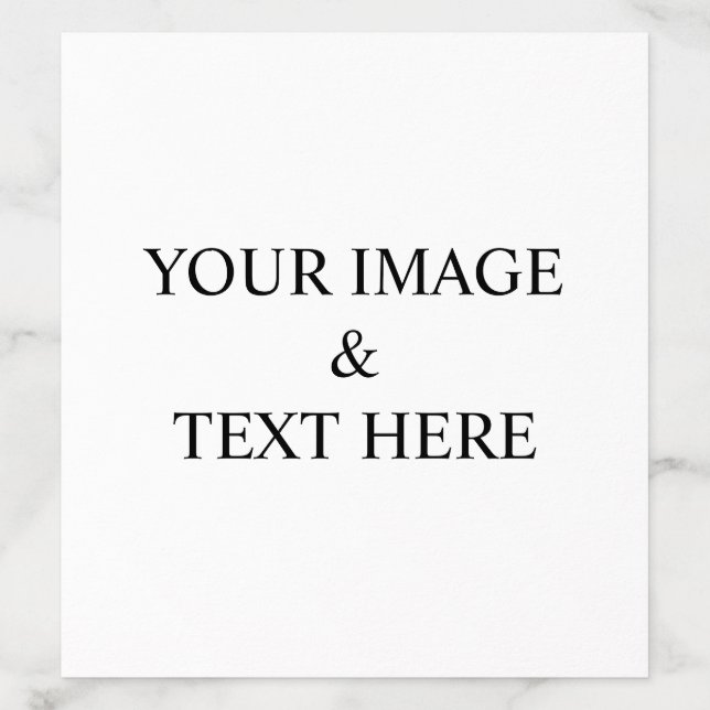 Personalized Custom Your Own Photo & Text  Envelope Liner (Design)