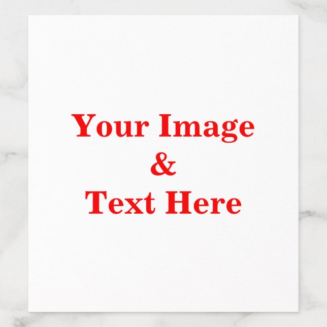 Personalized Custom Your Own Photo & Text Envelope Liner (Design)