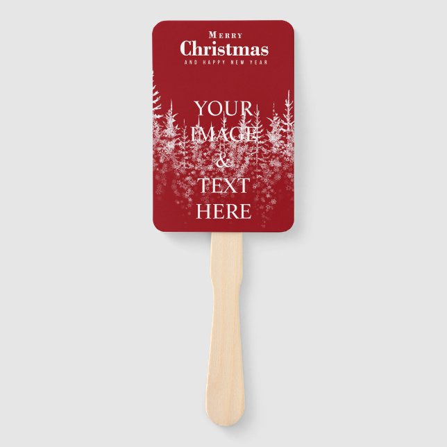Personalized Custom Your Own Photo & Text  Hand Fa Fan (Front)