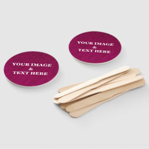 Personalized Custom Your Own Photo & Text Hand Fan