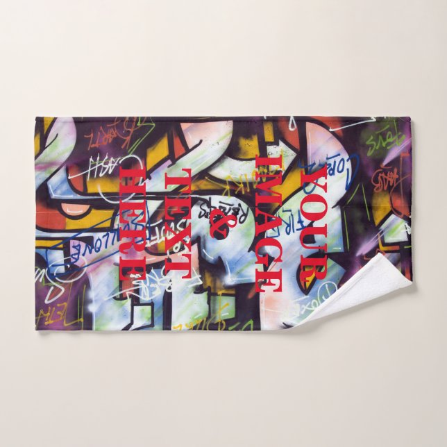 Personalized Custom Your Own Photo & Text Hand Tow Towel (Hand Towel)