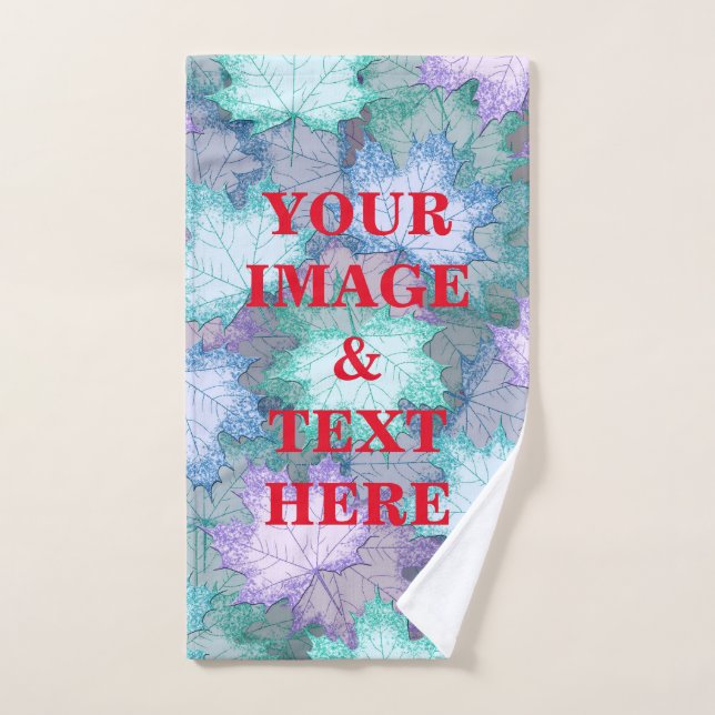 Personalized Custom Your Own Photo & Text Hand Towel (Hand Towel)
