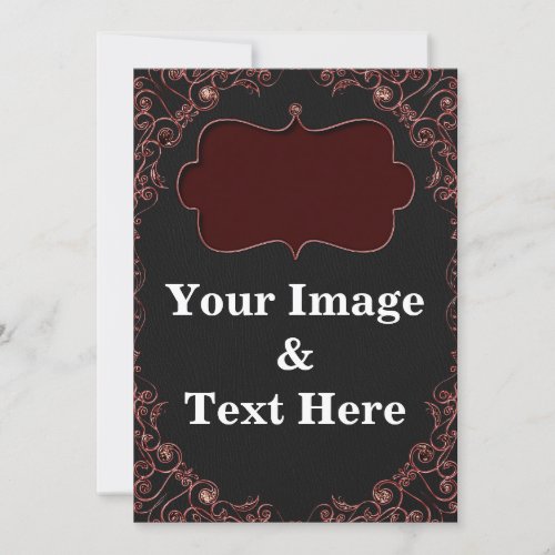 Personalized Custom Your Own Photo  Text Invitati Invitation