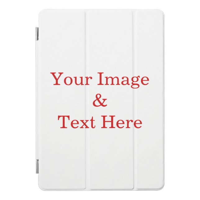 Personalized Custom Your Own Photo & Text iPad Pro Cover (Front)