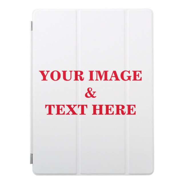 Personalized Custom Your Own Photo & Text iPad Pro Cover (Front)