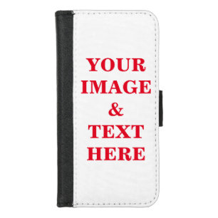 Personalized Custom Your Own Photo & Text iPhone 8/7 Wallet Case