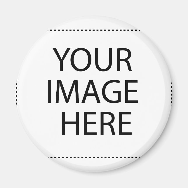 Personalized Custom Your Own Photo & Text Magnet (Front)