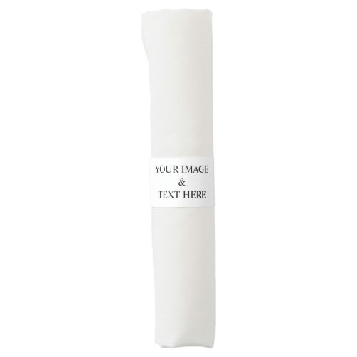 Personalized Custom Your Own Photo  Text  Napkin Bands