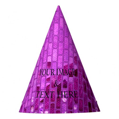 Personalized Custom Your Own Photo  Text  Party Hat