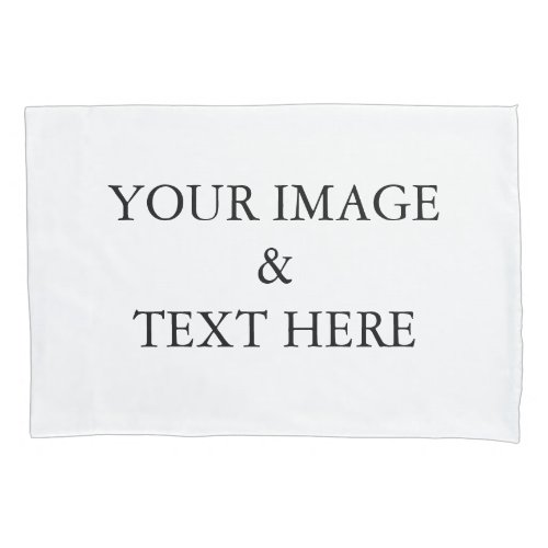 Personalized Custom Your Own Photo  Text  Pillow Case