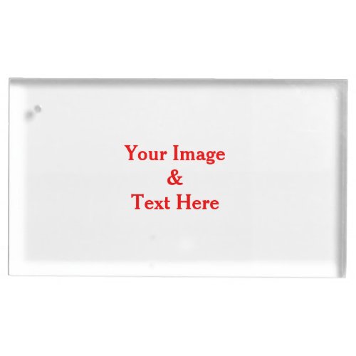 Personalized Custom Your Own Photo  Text Place Card Holder