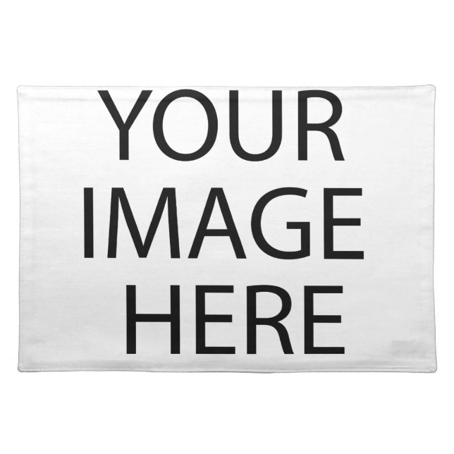 Personalized Custom Your Own Photo & Text Placemat (Front)