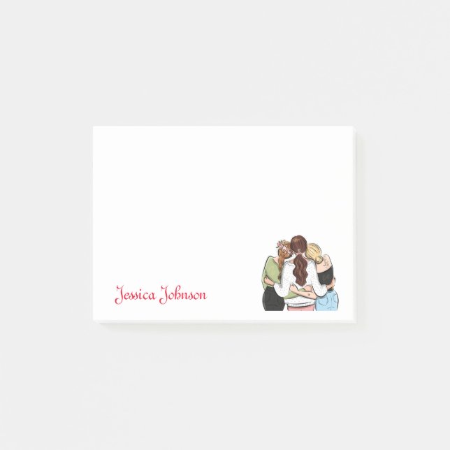Personalized Custom Your Own Photo & Text Post-it Notes (Front)