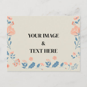 Personalized Custom Your Own Photo & Text Postcard