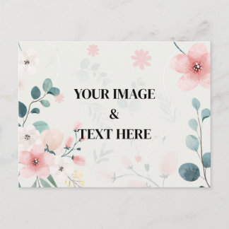 Personalized Custom Your Own Photo & Text Postcard