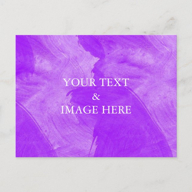 Personalized Custom Your Own Photo & Text Postcard (Front)