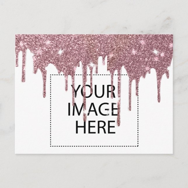 Personalized Custom Your Own Photo & Text Postcard (Front)