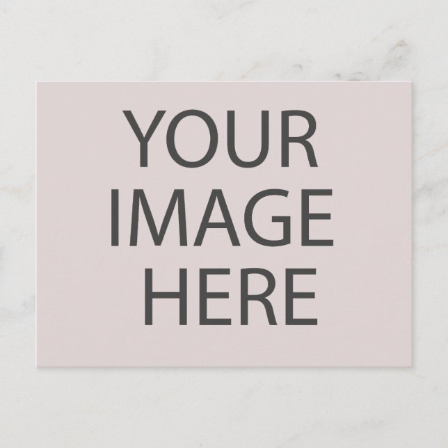 Personalized Custom Your Own Photo & Text Postcard (Front)