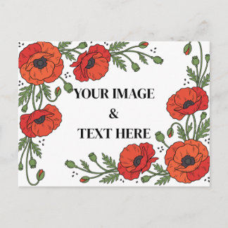 Personalized Custom Your Own Photo & Text Postcard
