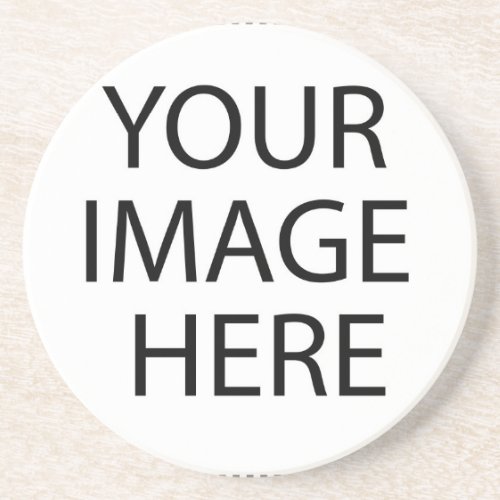 Personalized Custom Your Own Photo  Text Sandstone Coaster