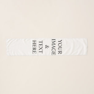 Personalized Custom Your Own Photo & Text Scarf