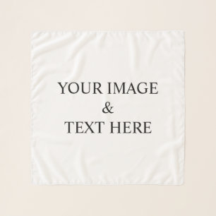 Personalized Custom Your Own Photo & Text Scarf