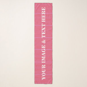 Personalized Custom Your Own Photo & Text Scarf