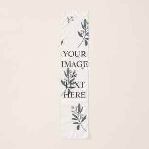Personalized Custom Your Own Photo & Text Scarf