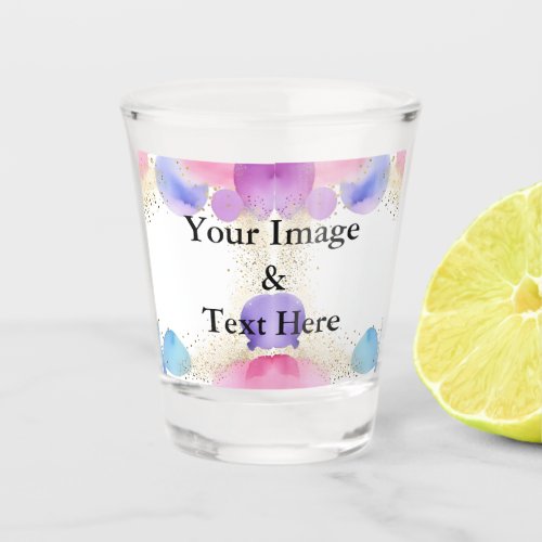 Personalized Custom Your Own Photo  Text Shot Glass