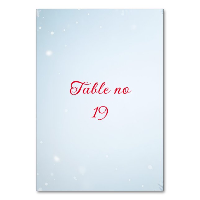 Personalized Custom Your Own Photo & Text Table Number (Front)