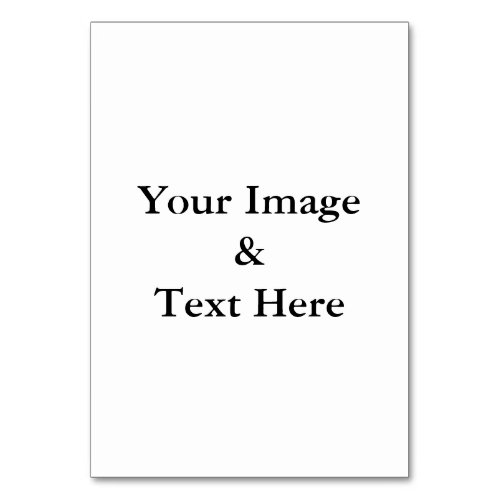 Personalized Custom Your Own Photo  Text Table Number