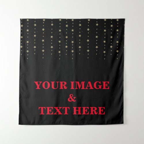 Personalized Custom Your Own Photo  Text Tapestry