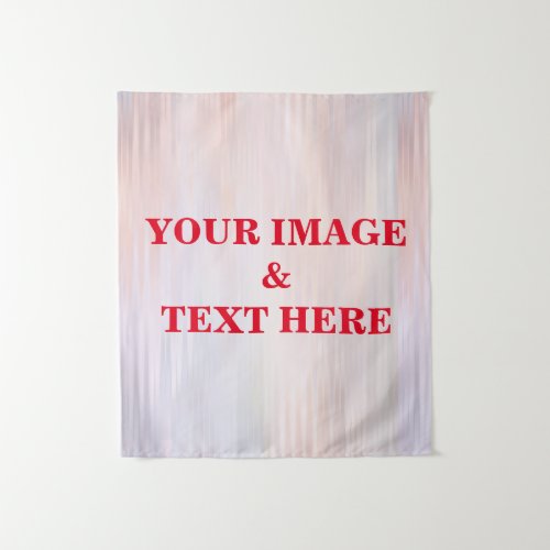 Personalized Custom Your Own Photo  Text Tapestry