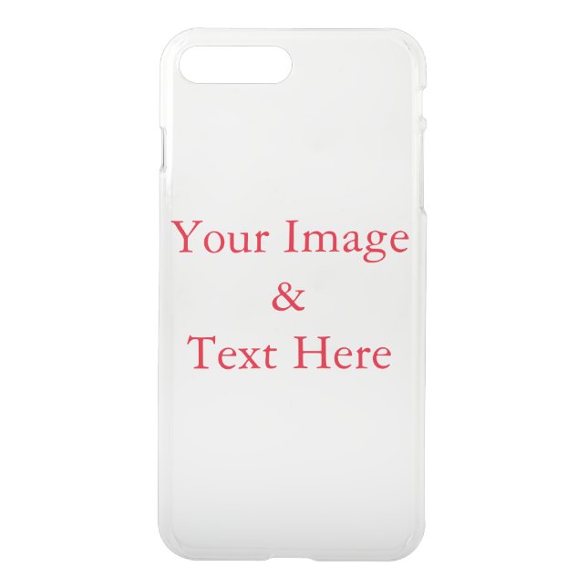 Personalized Custom Your Own Photo Uncommon iPhone Case (Back)