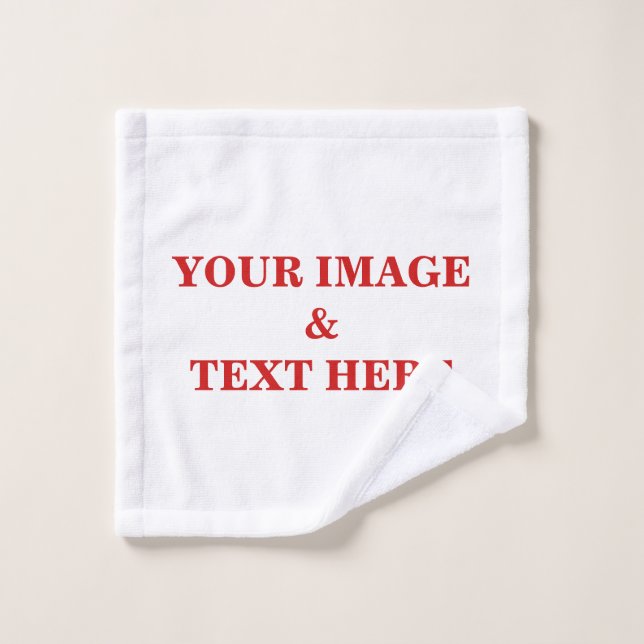 Personalized Custom Your Own Photo Wash Cloth (Wash Cloth)
