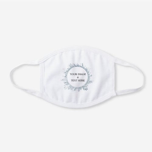 Personalized Custom Your Own Photo White Cotton Face Mask