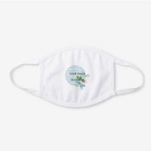 Personalized Custom Your Own Photo White Cotton Face Mask