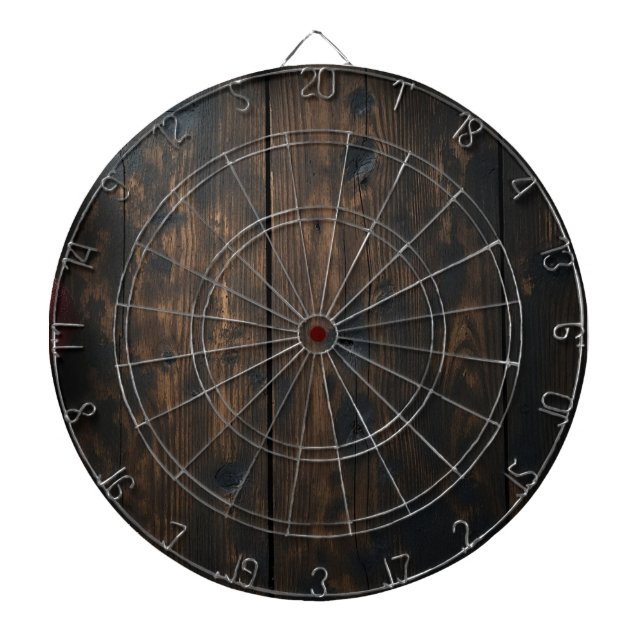 Personalized Custom Your Own Photo Wooden Dart Board (Front)