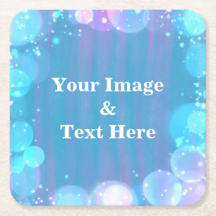 Personalized Custom Your Own Photo Wooden Square P Paper Coaster