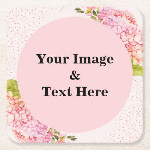 Personalized Custom Your Own Photo Wooden Square P Paper Coaster