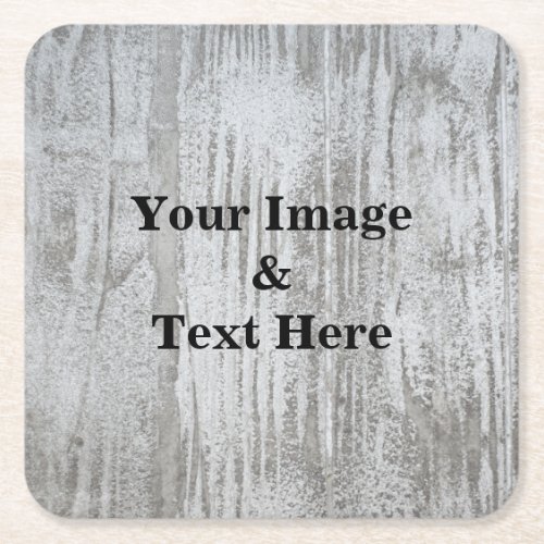 Personalized Custom Your Own Photo Wooden Square Paper Coaster