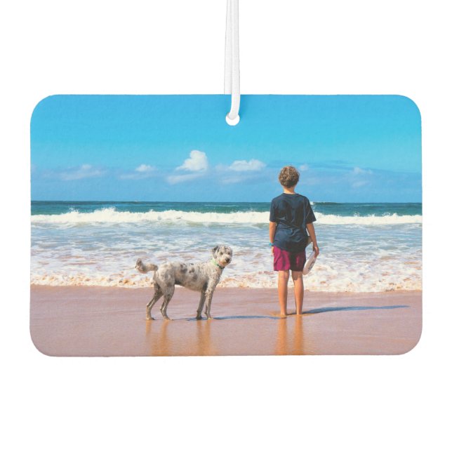 Personalized Custom Your Pet Photo Air Freshener (Front)