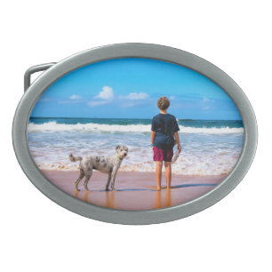 Personalized Custom Your Pet Photo Belt Buckle