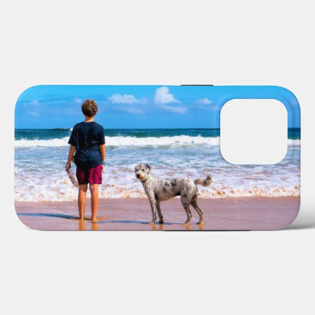 Personalized Custom Your Pet Photo iPhone Case (Back (Horizontal))
